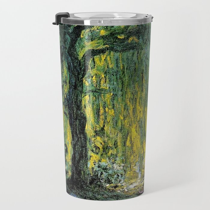 Weeping Willow by Claude Monet Travel Mug Gallery Image 3