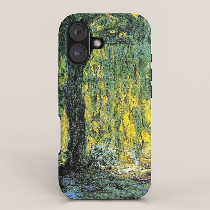 Weeping Willow by Claude Monet iPhone Case Gallery Image 1