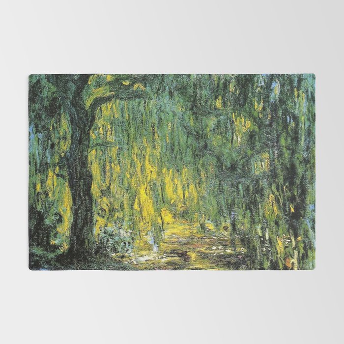 Weeping Willow by Claude Monet Rug Gallery Image 2