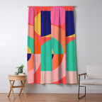 Abstract Geometric Shapes 218 Window Curtain Gallery Image 5