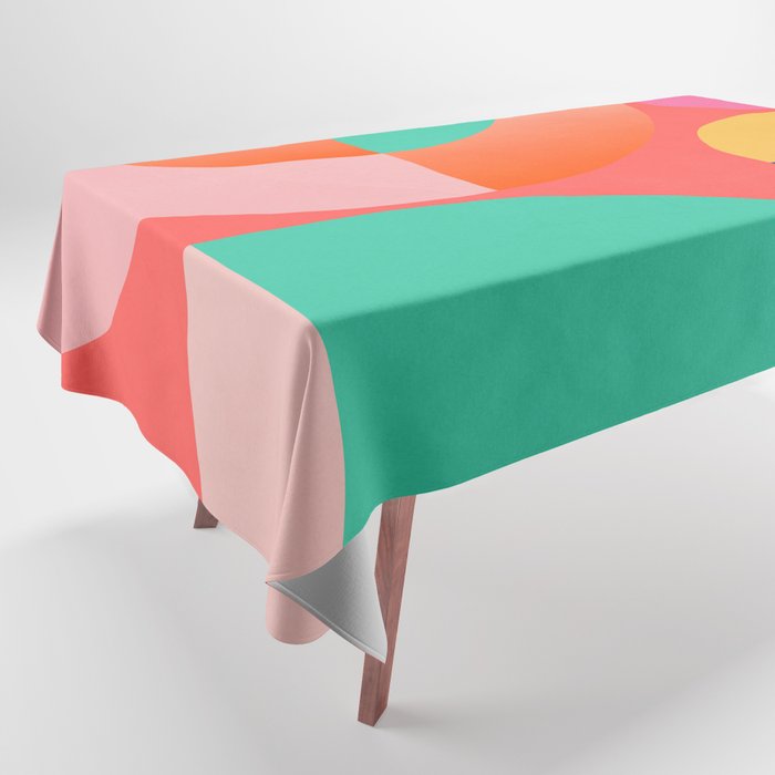 Abstract Geometric Shapes 218 Tablecloth Gallery Image 1