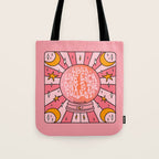 Libra Crystal Ball Tote Bag Gallery Image 1