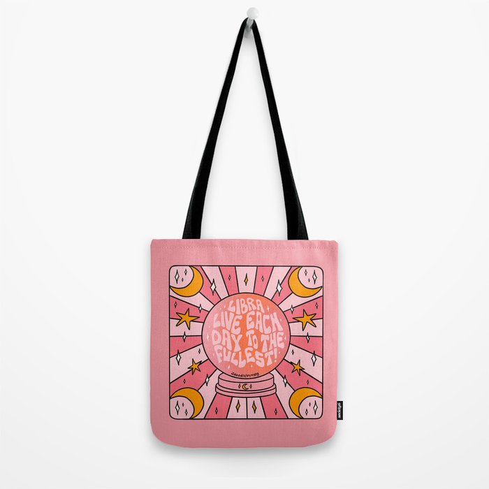Libra Crystal Ball Tote Bag Gallery Image 2
