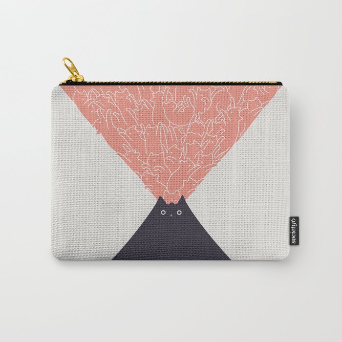 Cat Landscape 102: Vol-cat-no Carry All Pouch Gallery Image 1