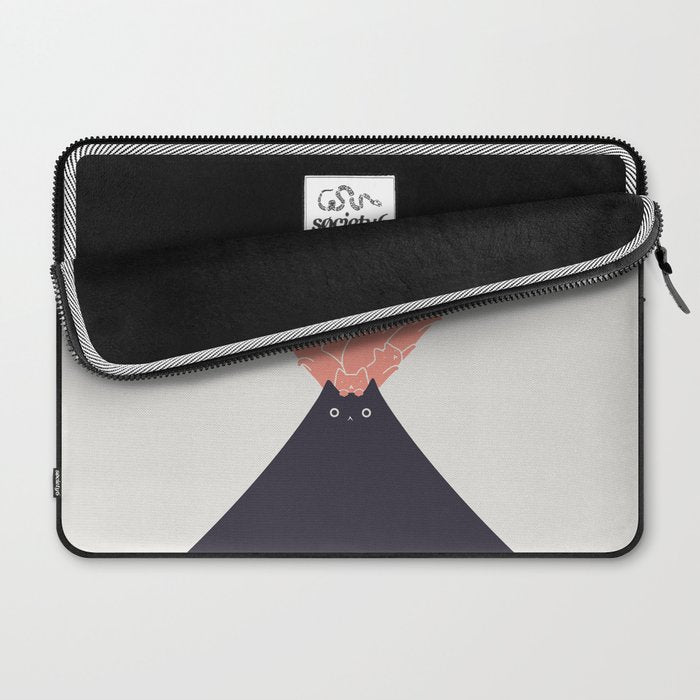 Cat Landscape 102: Vol-cat-no Laptop Sleeve Gallery Image 2