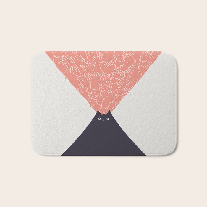 Cat Landscape 102: Vol-cat-no Bath Mat Gallery Image 1