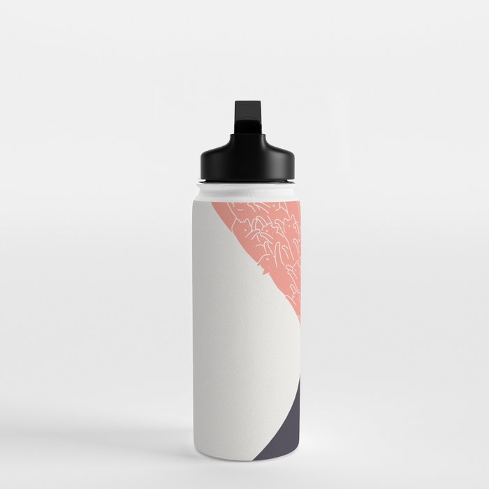 Cat Landscape 102: Vol-cat-no Water Bottle Gallery Image 3