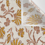 KALAMI FLORAL MUSTARD Wall Tapestry Gallery Image 3