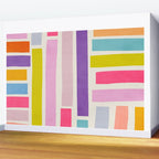 Pastel Tones Colorful Artwork Wall Mural Gallery Image 2