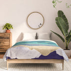 Teal Mountains Comforter Gallery Image 3