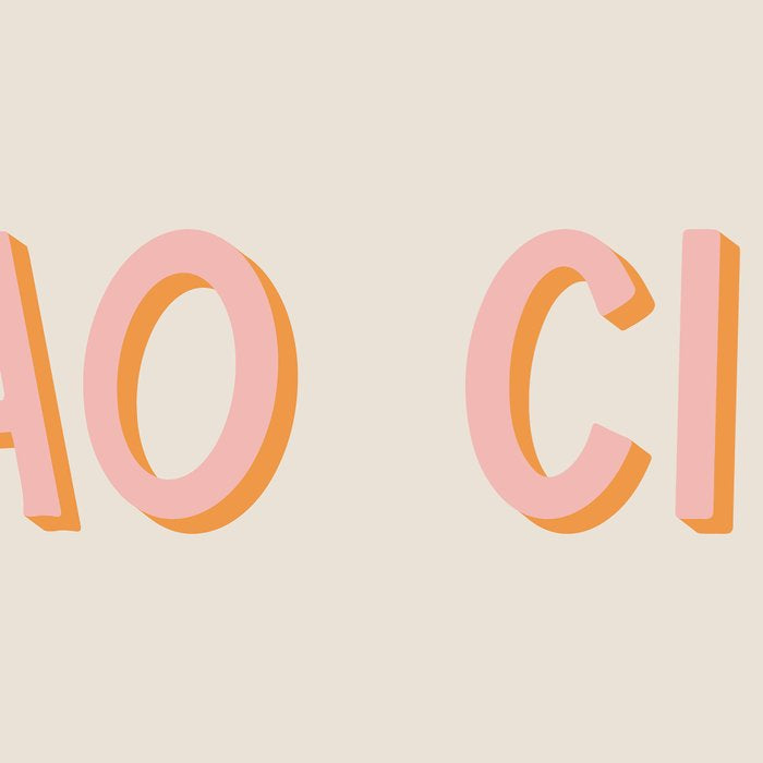 Ciao Hand Lettering Coffee Mug Gallery Image 2