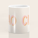 Ciao Hand Lettering Coffee Mug Gallery Image 4