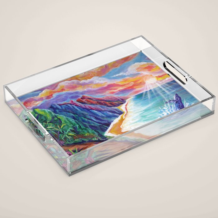 A Whale's Welcome Acrylic Tray Gallery Image 1