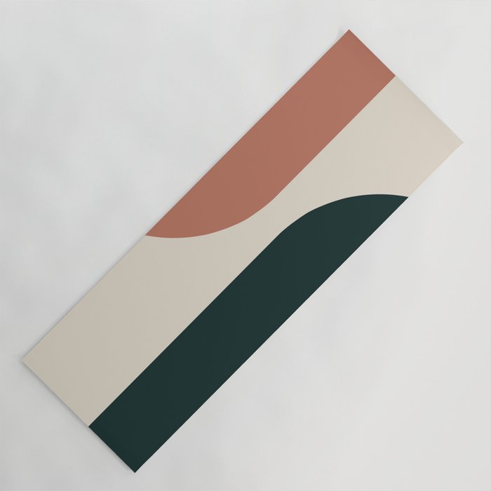 Modern Minimal Arch Abstract LXXXII Yoga Mat Gallery Image 1