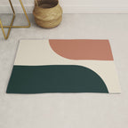 Modern Minimal Arch Abstract LXXXII Rug Gallery Image 1
