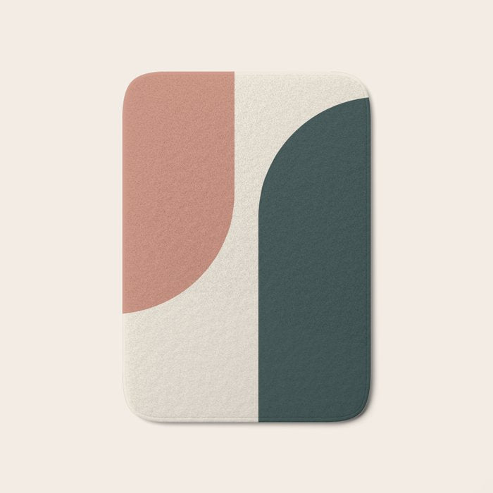 Modern Minimal Arch Abstract LXXXII Bath Mat Gallery Image 1