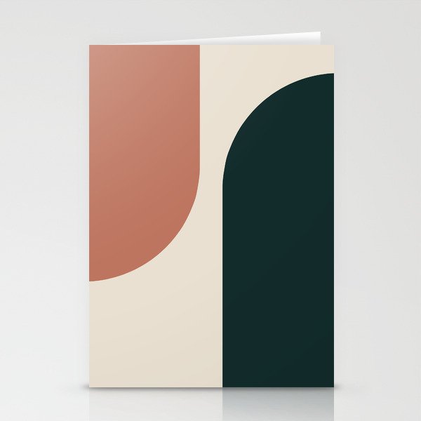 Modern Minimal Arch Abstract LXXXII Stationery Card Gallery Image 2