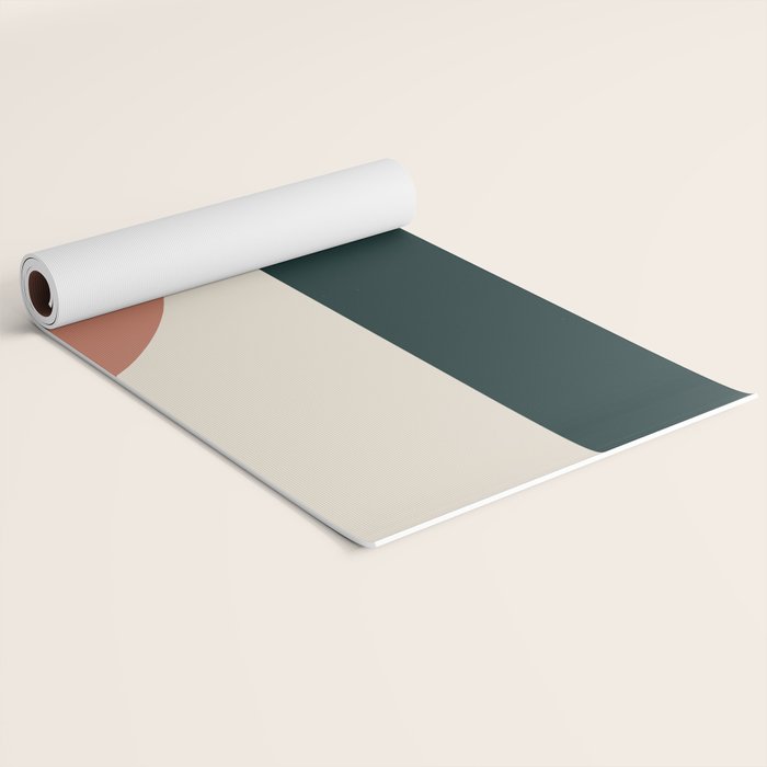 Modern Minimal Arch Abstract LXXXII Yoga Mat Gallery Image 2