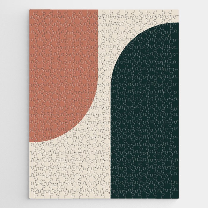 Modern Minimal Arch Abstract LXXXII Jigsaw Puzzle Gallery Image 1