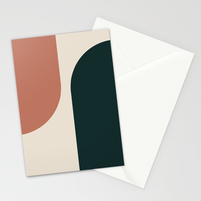 Modern Minimal Arch Abstract LXXXII Stationery Card Gallery Image 2