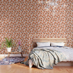Pumpkin Party on Blush Pink Wallpaper Gallery Image 3