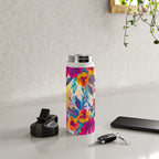 Watercolor flowers and plants 02 Water Bottle Gallery Image 4