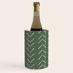 Boho Big Arrows in Leaf Green Wine Chiller Gallery Image 1
