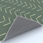 Boho Big Arrows in Leaf Green Rug Gallery Image 4