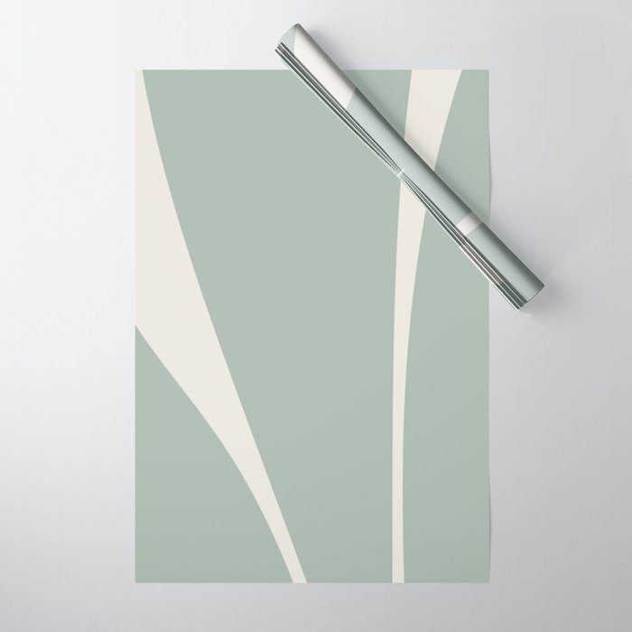 Minimalist Plant Abstract XXIII Wrapping Paper Gallery Image 1