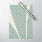 Minimalist Plant Abstract XXIII Wrapping Paper Gallery Image 1