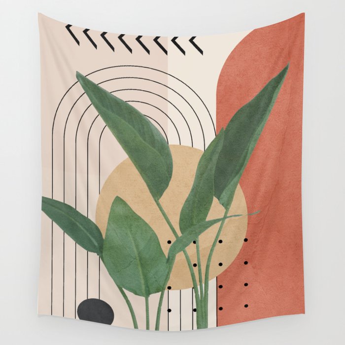 Nature Geometry V Wall Tapestry Gallery Image 1