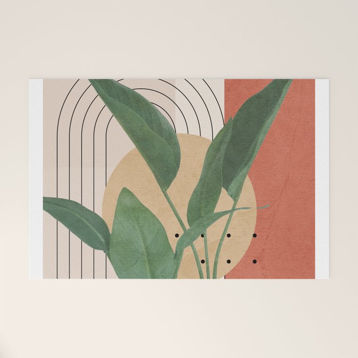 Nature Geometry V Welcome Mat Gallery Image 1