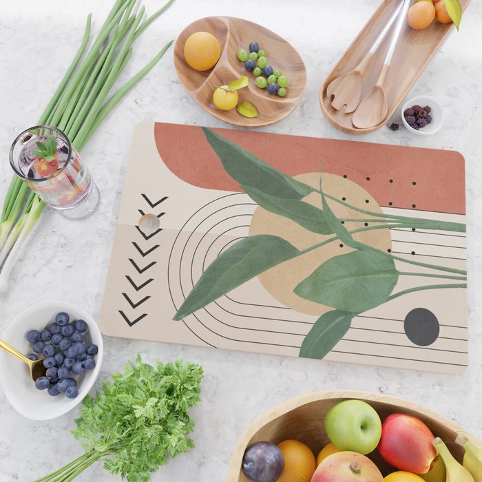 Nature Geometry V Cutting Board Gallery Image 2