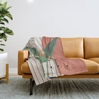 Nature Geometry V Throw Blanket Gallery Image 1