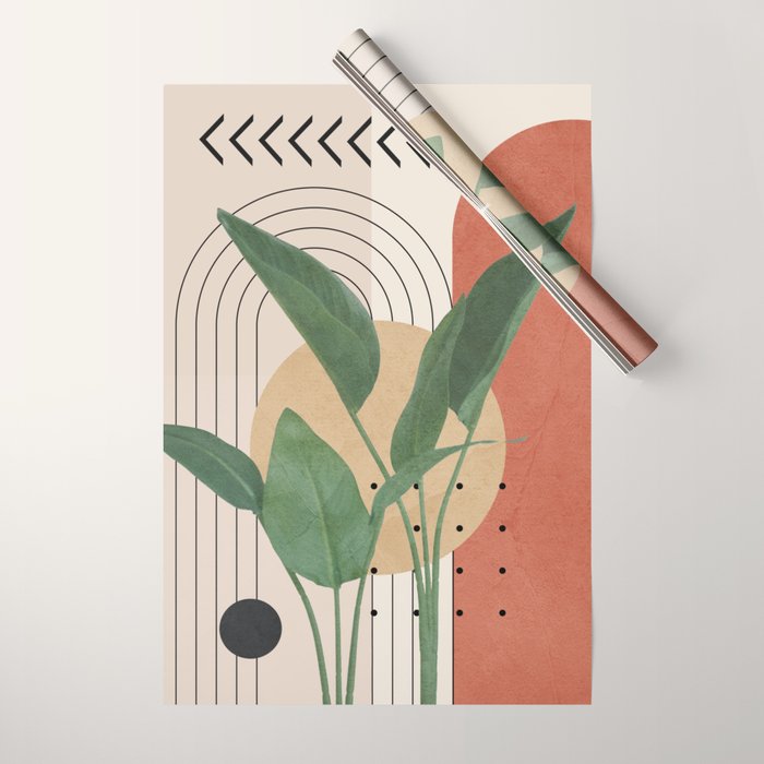 Nature Geometry V Wrapping Paper Gallery Image 1