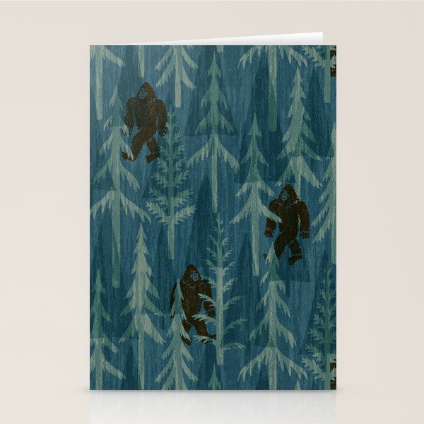 Subtle Sasquatch - Spruce Stationery Card Gallery Image 1