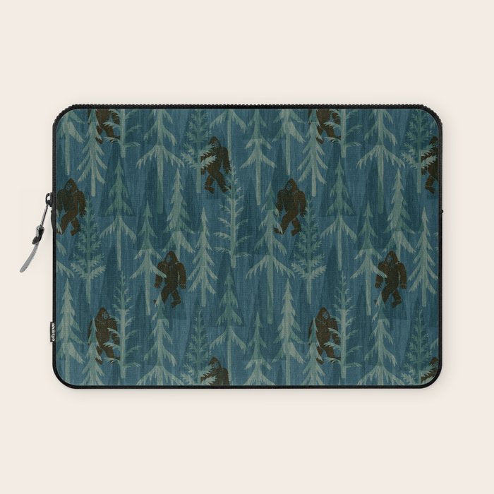 Subtle Sasquatch - Spruce Laptop Sleeve Gallery Image 1