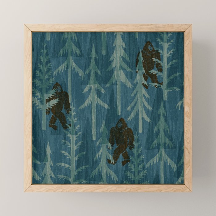 Subtle Sasquatch - Spruce Mini Art Print Gallery Image 1