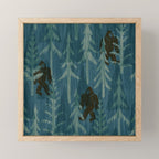 Subtle Sasquatch - Spruce Mini Art Print Gallery Image 1