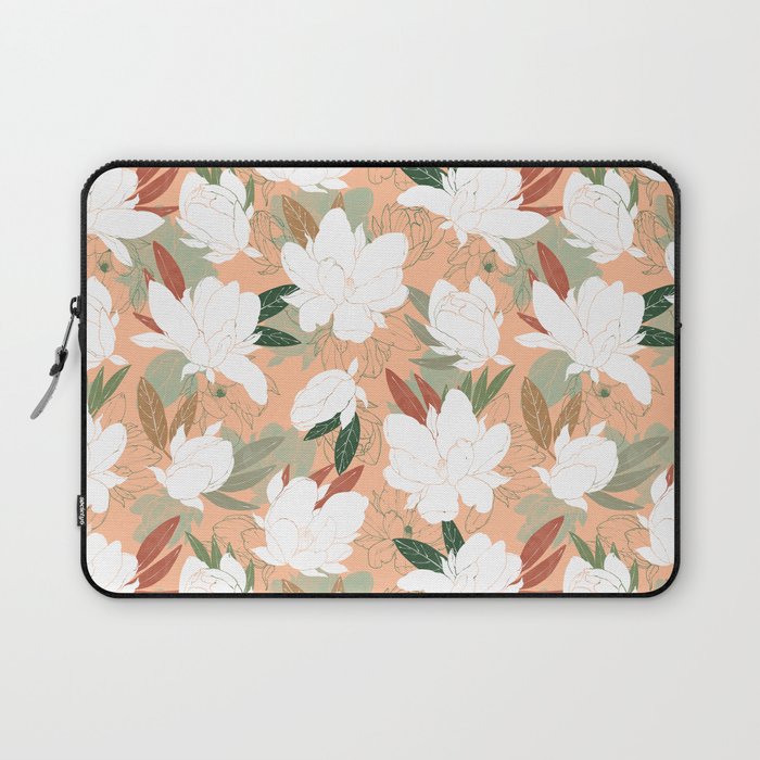 Big floral blossoms PF24 Laptop Sleeve Gallery Image 1