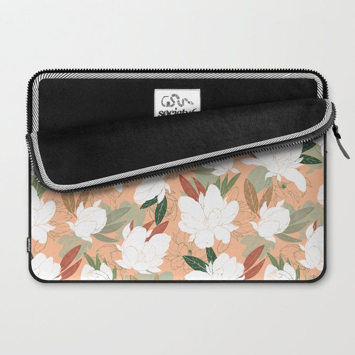 Big floral blossoms PF24 Laptop Sleeve Gallery Image 2