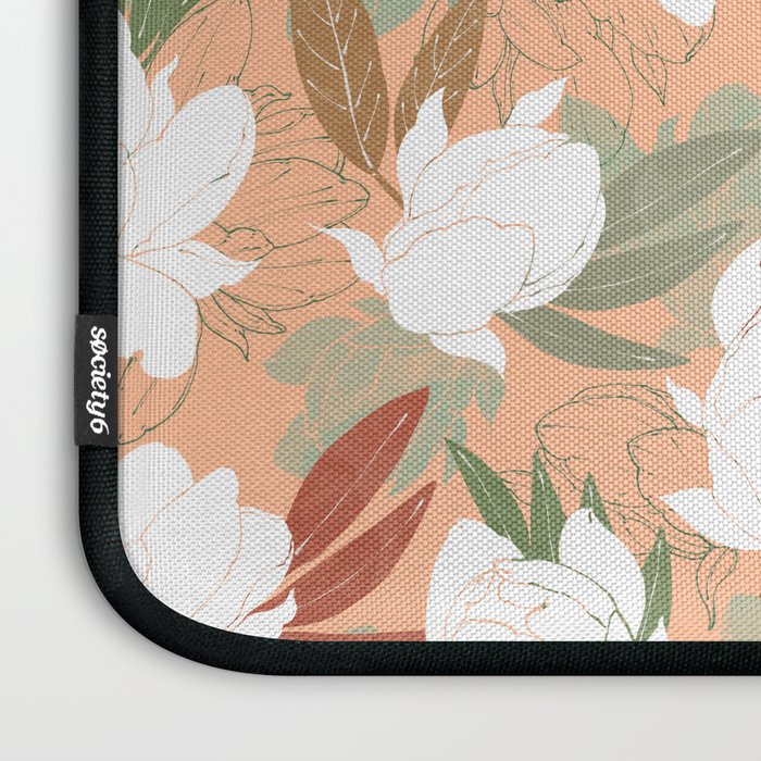 Big floral blossoms PF24 Laptop Sleeve Gallery Image 3