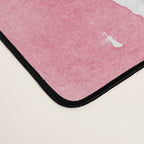 Watercolor Grid Pattern in Warm Pastels Desk Mat Gallery Image 4