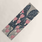 Bleeding Heart Flower Drawing Yoga Mat Gallery Image 1