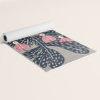 Bleeding Heart Flower Drawing Yoga Mat Gallery Image 2