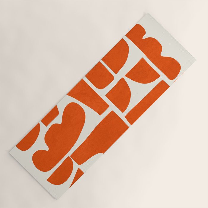 Modern Abstract Shapes 22 Yoga Mat Gallery Image 1