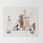 the long board Throw Blanket Gallery Image 2