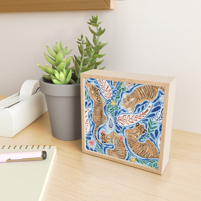 Blue Safari Adventure Mini Art Print Gallery Image 2