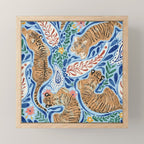 Blue Safari Adventure Mini Art Print Gallery Image 1
