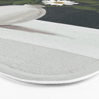 Minimalist Daisy Flowers 2 Bath Mat Gallery Image 3
